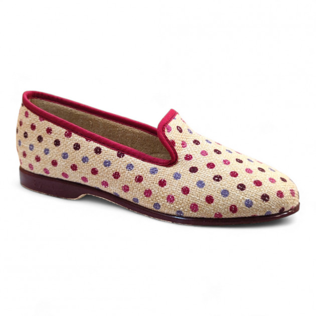 Zapatilla casa cerrada mujer Pelusin beig topos - 1