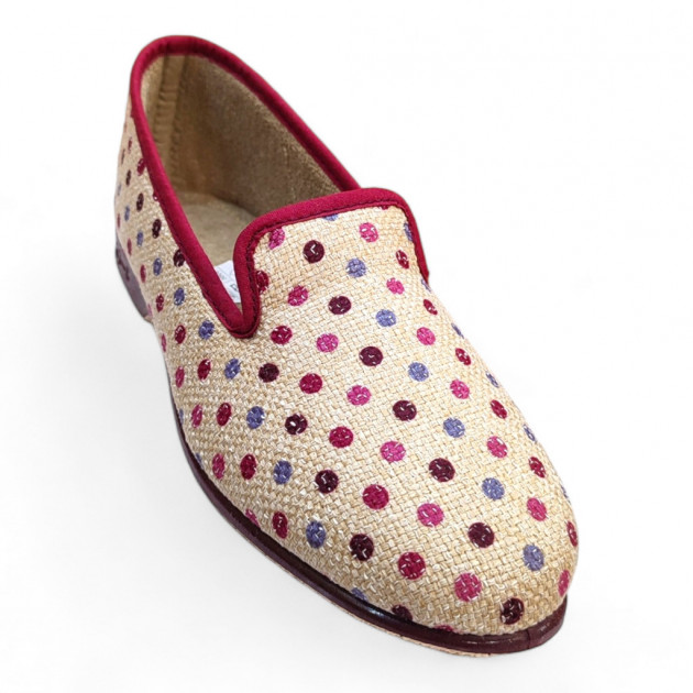 Zapatilla casa cerrada mujer Pelusin beig topos - 2