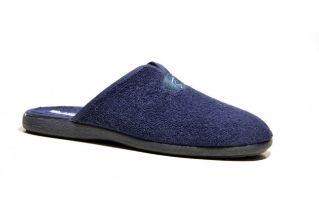 Zapatilla casa destalonada Andinas rizo marino - 1