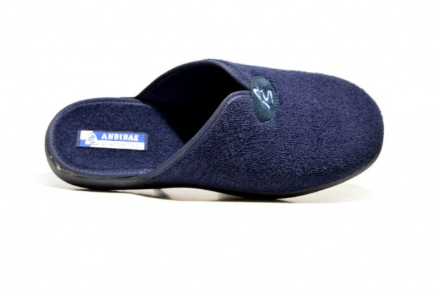 Zapatilla casa destalonada Andinas rizo marino - 2