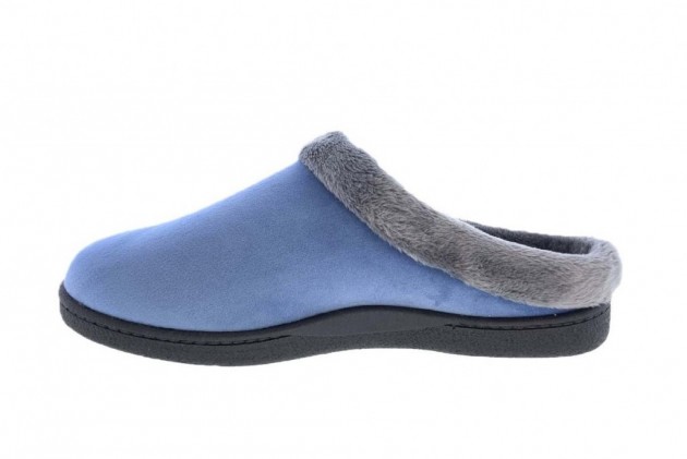 Zapatilla casa destalonada plantilla extraible PlumaFlex jeans - 2