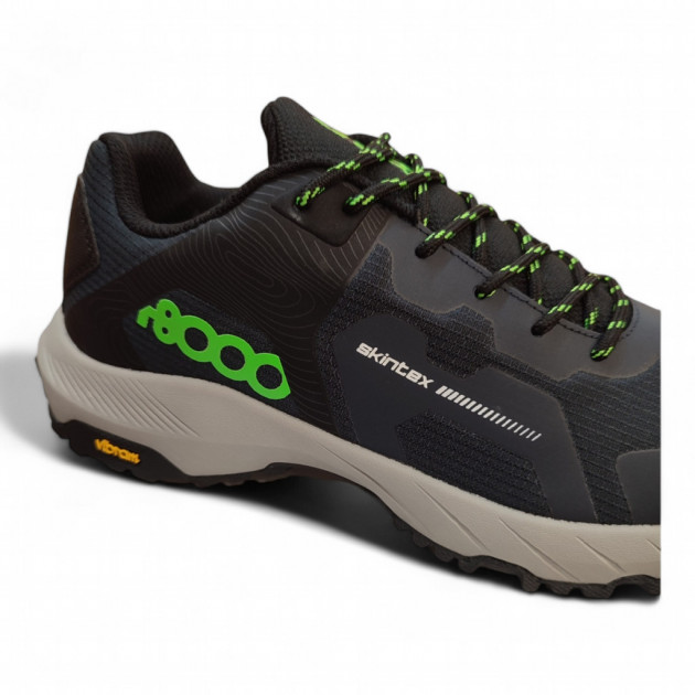 Zapatillas +8000 impermeables suela vibram oscuras - 2