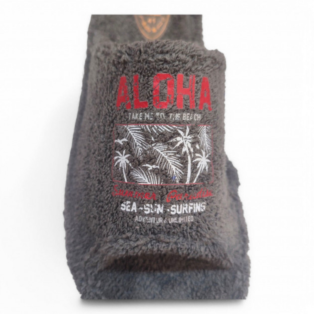 Zapatillas casa abiertas caballero verano gris no pesan - 2