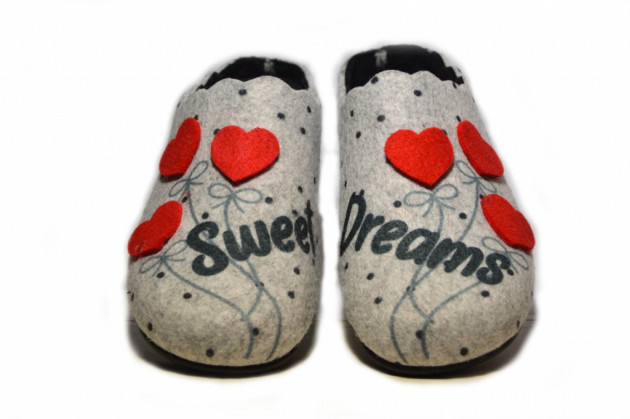 Zapatillas casa Andinas gris sweet dreams - 1
