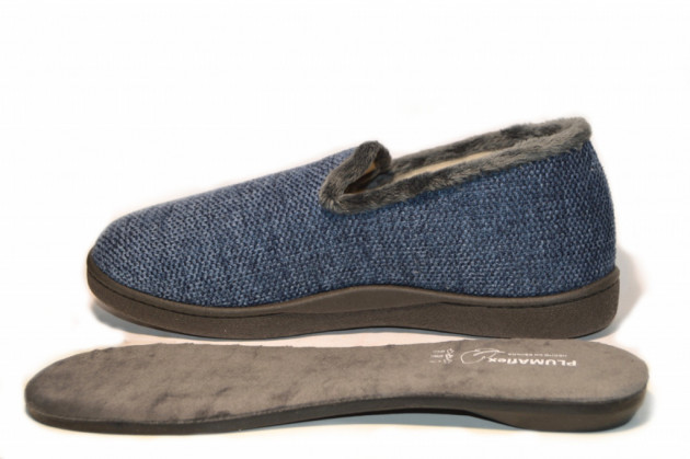 Zapatillas casa cerradas hombre Pluma Flex marino - 2