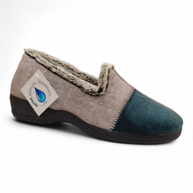 Zapatillas casa cerradas mujer repelente al agua - 1