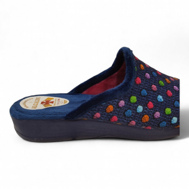 Zapatillas casa con cuña de mujer anatómicas y baratas - 2