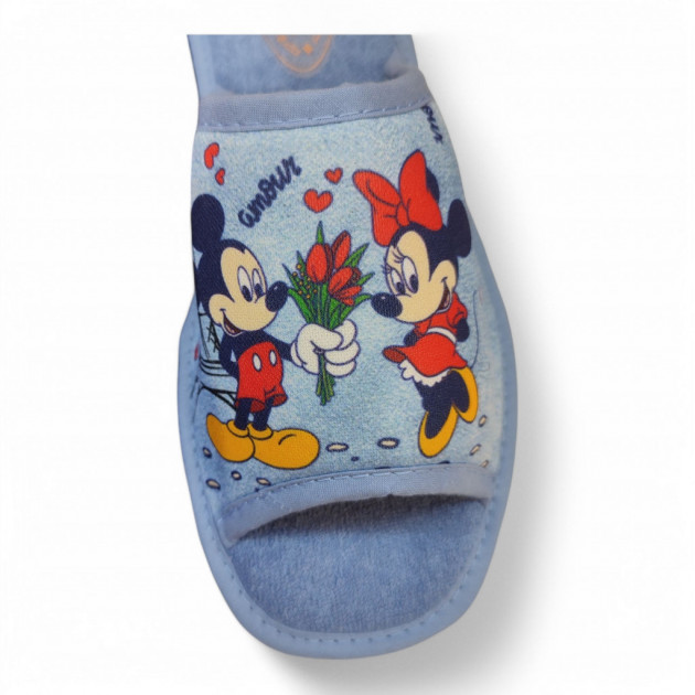 Zapatillas casa Mickey y Minnie Mouse para regalar abiertas - 2