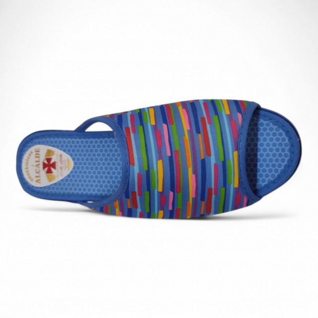 Zapatillas casa mujer abiertas de colores económicas - 2