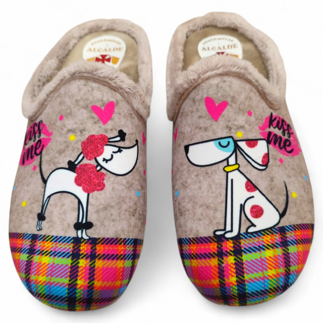 Zapatillas casa plantilla extraíble graciosas perritos - 2