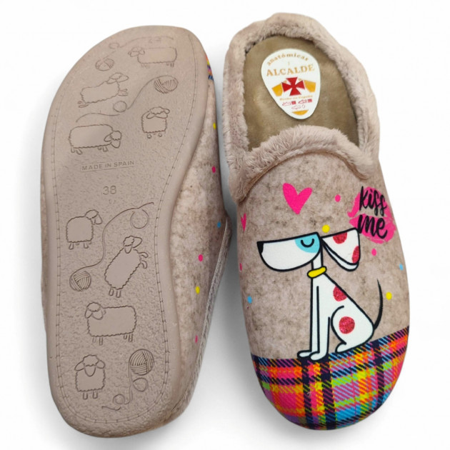 Zapatillas casa plantilla extraíble graciosas perritos - 3