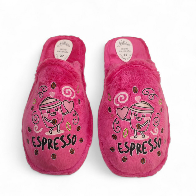 Zapatillas casa Rosa Fuxia espresso económicas para regalar - 1