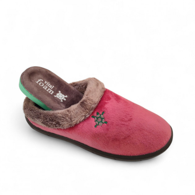 Zapatillas casa Vital Foam con plantilla extraíble muy blanda - 1