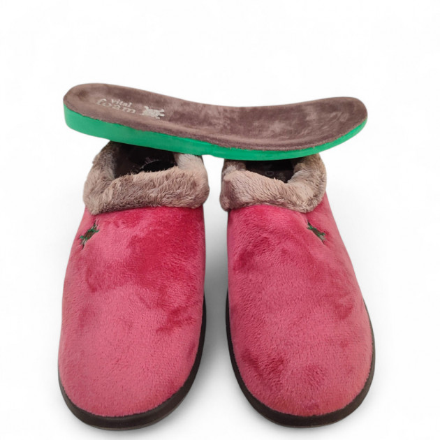 Zapatillas casa Vital Foam con plantilla extraíble muy blanda - 2