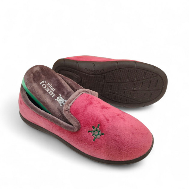 Zapatillas cerradas de casa Vital Foam plantilla extraíble muy acolchada - 1
