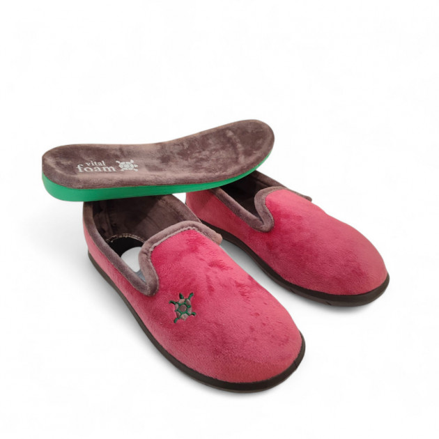 Zapatillas cerradas de casa Vital Foam plantilla extraíble muy acolchada - 2