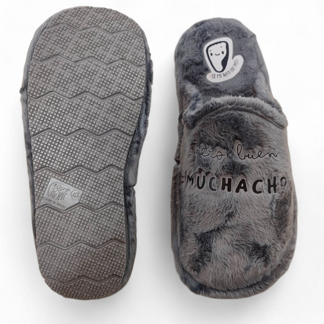 Zapatillas de casa divertidas para hombre Borracho pero buen muchacho - 3