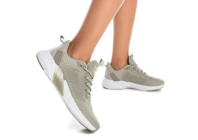 Zapatillas deportivas rejilla Refresh beige - 1