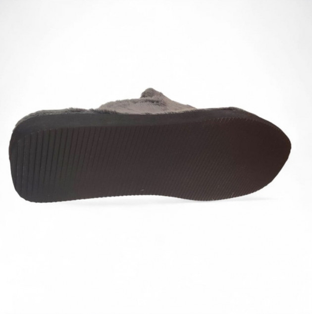 Zapatillas divertidas para casa en gris baratas - 3