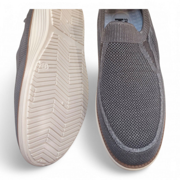 Zapatillas elásticas sin cordones Sweden Kle de hombre gris - 3