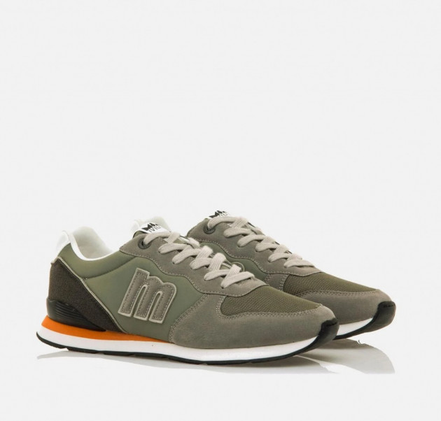 Zapatillas Mustang de vestir verde kaki - 1