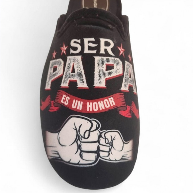 Zapatillas para regalar Ser Papa es un Honor, de casa - 3