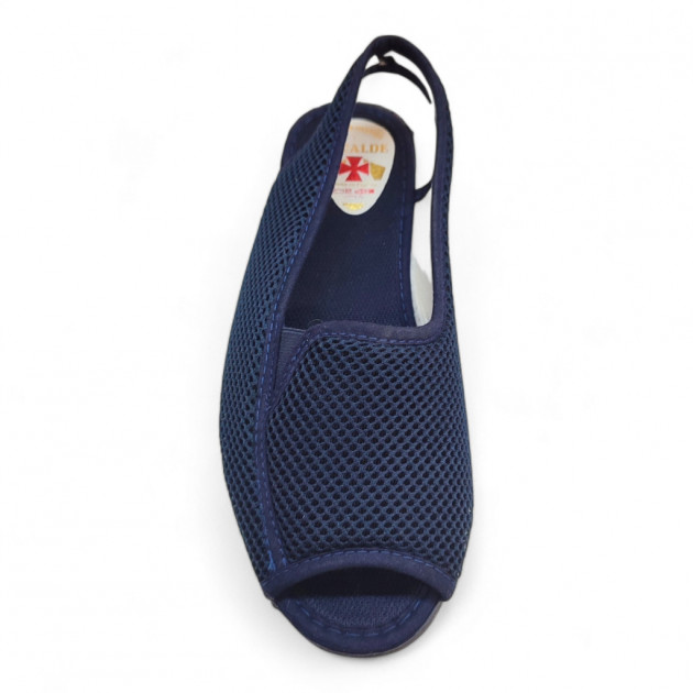 Zapatillas sandalias de calle de rejilla azul - 2