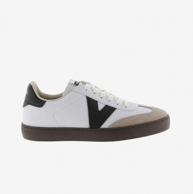 Zapatillas Victoria Berlín Ciclista Blanco punta serraje - 2