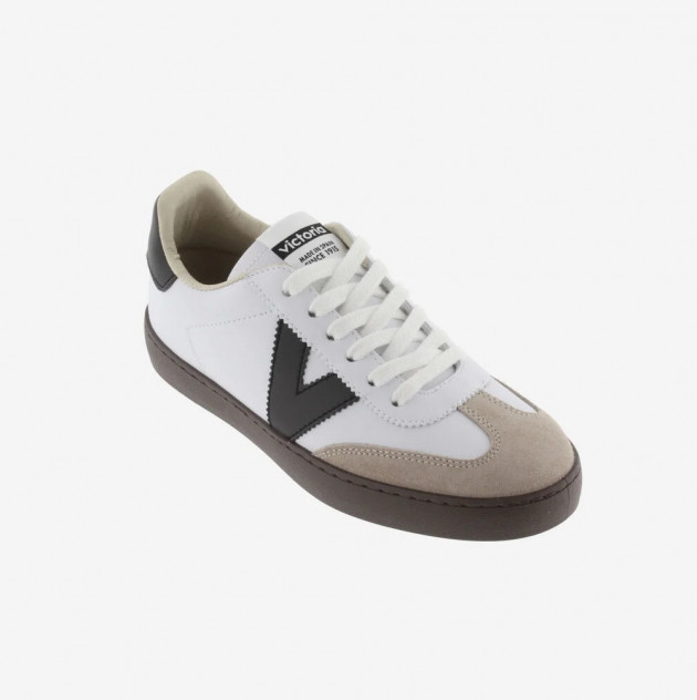 Zapatillas Victoria Berlín Ciclista Blanco punta serraje - 3