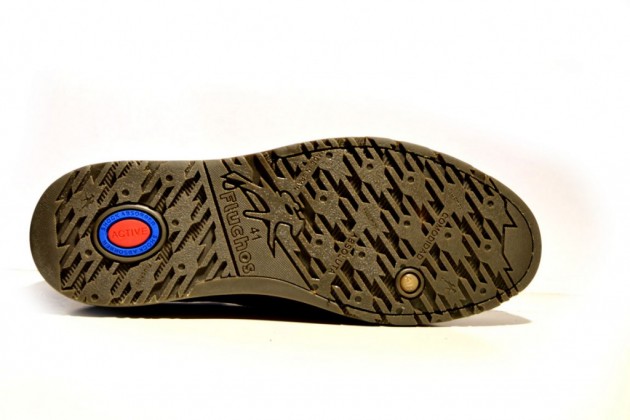 Zapatos atados Fluchos Brad 9474 piel marrón - 3