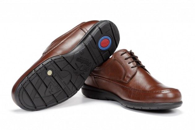 Zapato atado Fluchos Luca 8498 piel marrón castaño - 2