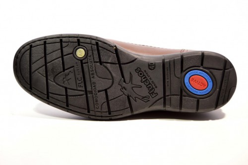 Zapato atado Fluchos Luca 8498 piel marrón castaño - 3