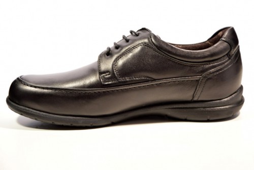 Zapato atado Fluchos Luca 8498 piel negro - 3