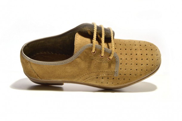 Zapato atado picado Segarra piel natural - 2