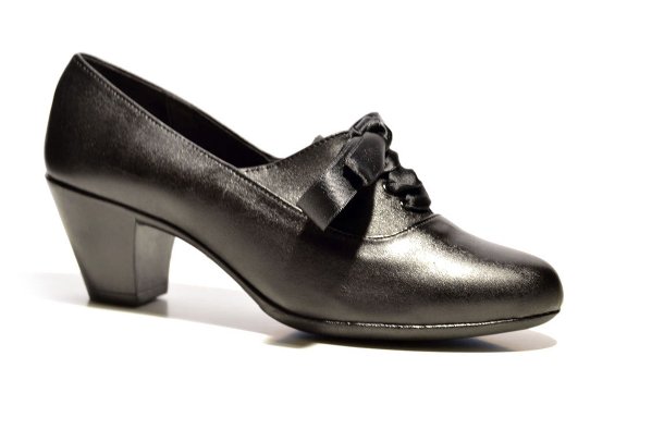 Zapato de Baturra en Piel tacón goma - 1