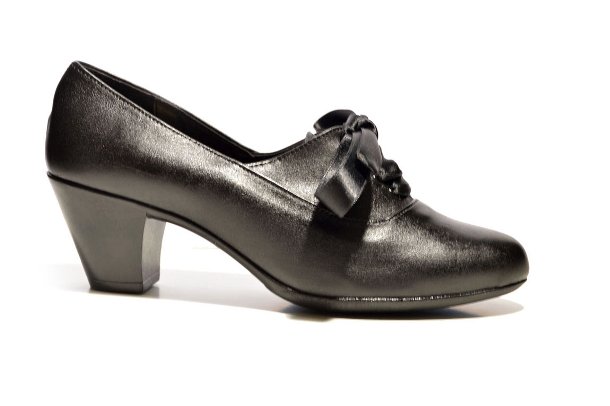 Zapato de Baturra en Piel tacón goma - 3