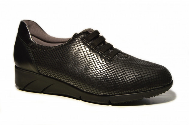 Zapato licra Puche elásticos negro - 1