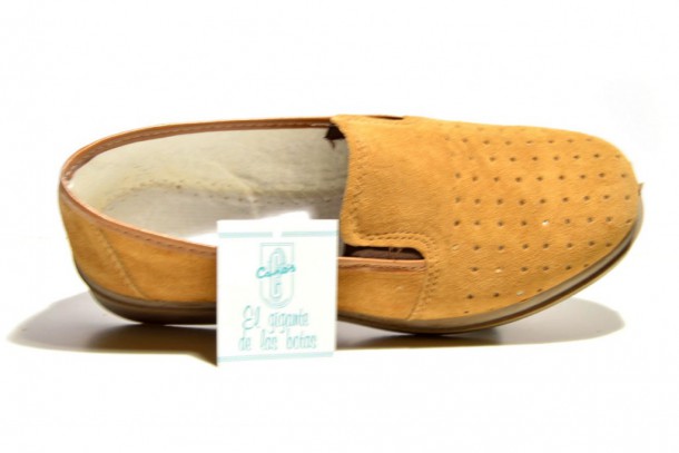 Zapato picado Canos piel tostado - 2