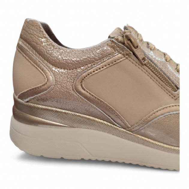 Zapatos cremallera Pitillos beige Piedra - 3