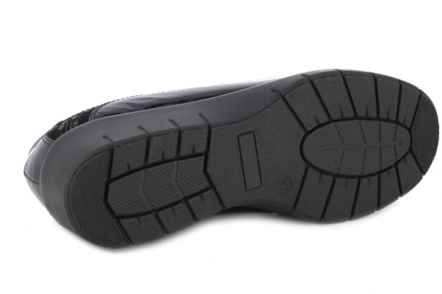 Zapatos Doctor Cutillas cierre fácil piel negros - 3