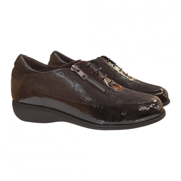 Zapatos Doctor Cutillas con cordones de licra muy adaptables y cremallera - 1