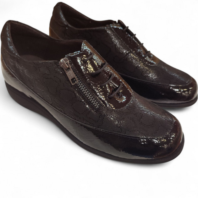 Zapatos Doctor Cutillas con cordones de licra muy adaptables y cremallera - 2