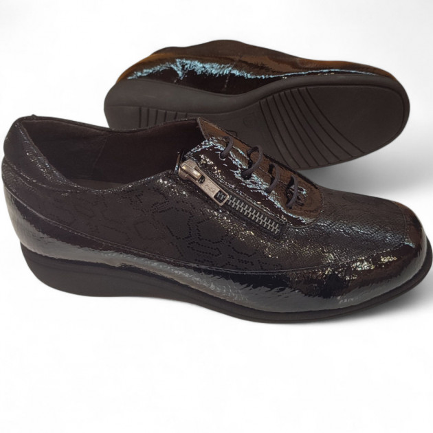 Zapatos Doctor Cutillas con cordones de licra muy adaptables y cremallera - 3