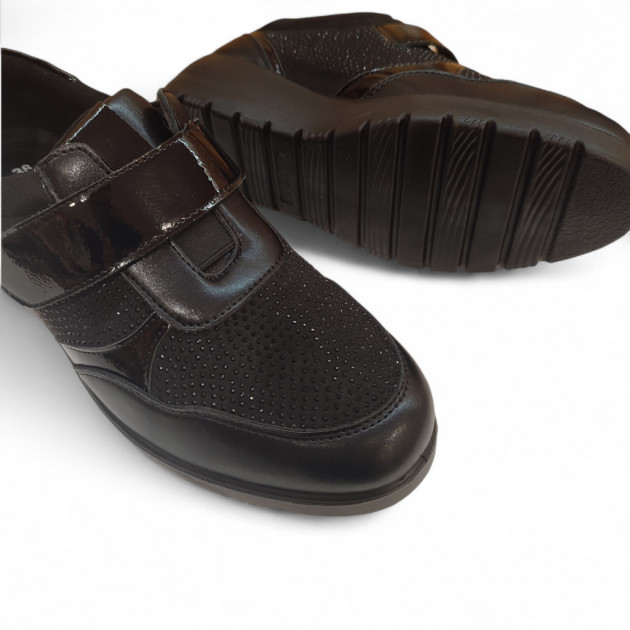 Zapatos Doctor Cutillas invierno con velcro negros económicos - 2