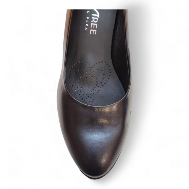 Zapatos salón tacón alto desiree piel negro - 2