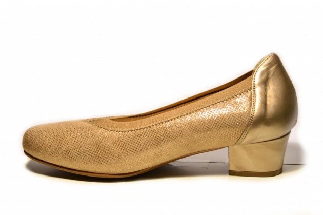 Zapatos vestir Doctor Cutillas licra beig pico - 3