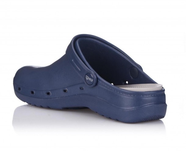 Zueco tira trabajo Chanclas azul marino - 2
