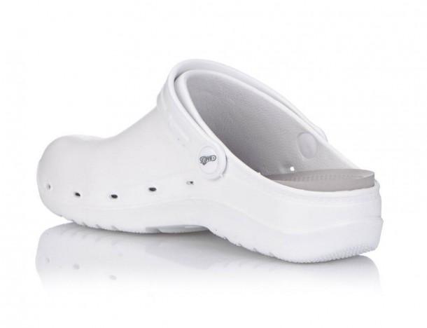 Zueco tira trabajo Chanclas blanco - 2