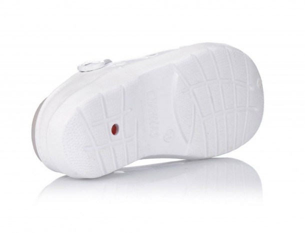 Zueco tira trabajo Chanclas blanco - 3