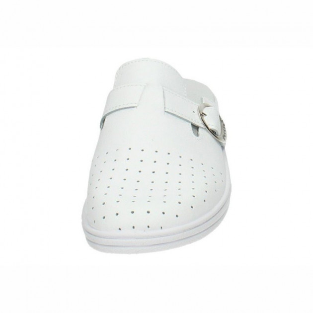 Zuecos sanitarios - farmacia blancos piel - 2